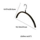 thumbnail image 2 of Perchas de plástico para trajes sin hombros, paquete de 5, antideslizantes, ahorradoras de espacio, de alta resistencia, redondeadas y resistentes para suéteres, abrigos, chaquetas, pantalones, camisa, 2 of 5