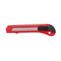Pacific - Cuchillo Cartonero De 15Cms Con Hoja De 18Mm Color Rojo - Ps