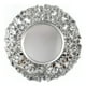 thumbnail image 1 of Espejo Decorativo Marco Plateado Mariposas Redondo 60cm Jhn, 1 of 3