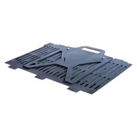 Ioensy - Parrilla De Barbacoa Plegable De Carbón Para Patio Trasero, Hogar