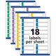thumbnail image 5 of Etiquetas para carpetas de archivos Avery TrueBlock extra grandes, 450 etiquetas, 5 of 8