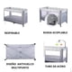 thumbnail image 5 of Cuna Corral Playard Colecho P&Play Gris Plegable Con Ruedas gris, 5 of 5