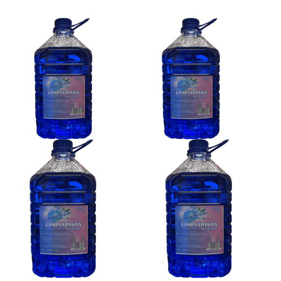 Limpiapiso Lavanda Maxifresh 5 Litros Eco PET Pack 4 Unidades