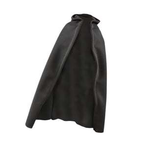 Bothyi - Capa Con Capucha Para Hombre, Capa Larga Retro Para Figuras Masculinas De 12 Pulgadas, Accesorio Para El Cuerpo, Color Negro, Escala 1/6