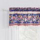 thumbnail image 3 of Cenefa para ventana Greenland Home Melania 84 x 40 cm, color azul americano, 3 of 5
