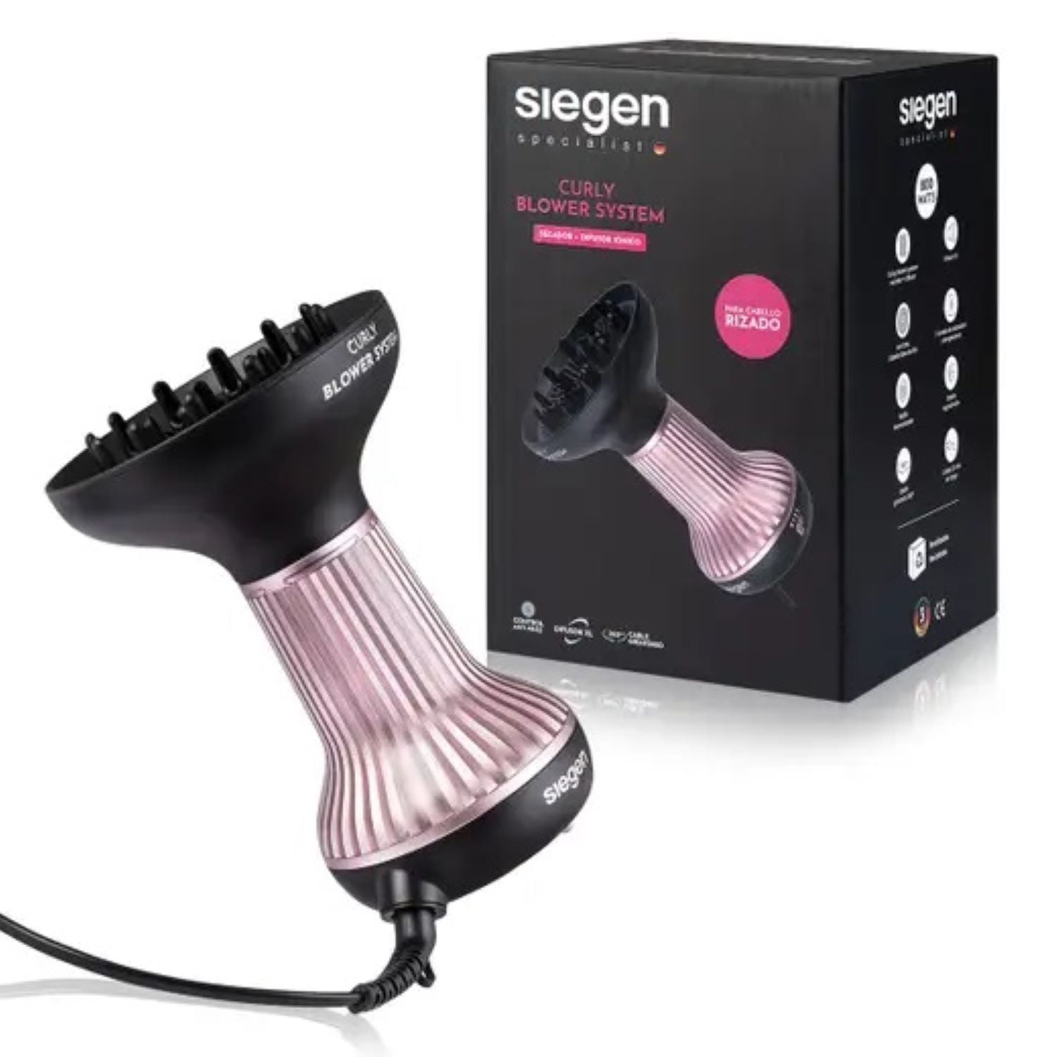 Secador De Pelo Siegen Specialist Curly Blower System Sg3180 800watts