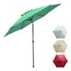 thumbnail image 1 of Quitasol Extendible 3m Soporte Pedestal Lateral Verde UV, 1 of 3