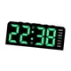 thumbnail image 5 of Reloj De Alarma Digital Versátil Numerales árabe Reloj LED Para El Escritorio De Inicio De La Oficina Verde, 5 of 5
