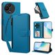 thumbnail image 2 of Funda con Billetera para [TCL 60 SE NxtPaper] con Bolsillo Zipper y Tarjetero Azul lago, 2 of 6