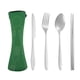 thumbnail image 1 of XmhyTop Juego de 4 Piezas Cubiertos de Cocina de Verde con Bolsa de Almacenamiento, Acero Inoxidable, Moderno y Funcional, 1 of 5