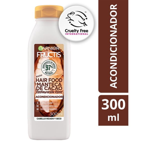 Acondicionador Garnier Fructis Hair Food Manteca de Cacao, 300 ml