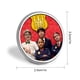thumbnail image 2 of Escuadrón raro-Theme Round Button Badge: Premium Metal Construction, Ideal for High-End Events 2.8 cm, 2 of 6