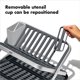 thumbnail image 5 of Estante para secar platos OXO Good Grips de aluminio de 2 niveles con escurridor, 5 of 9
