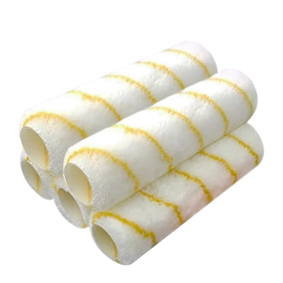 Fundas para rodillo de pintura de microfibra de calidad profesional, 9 cm, paquete de 5
