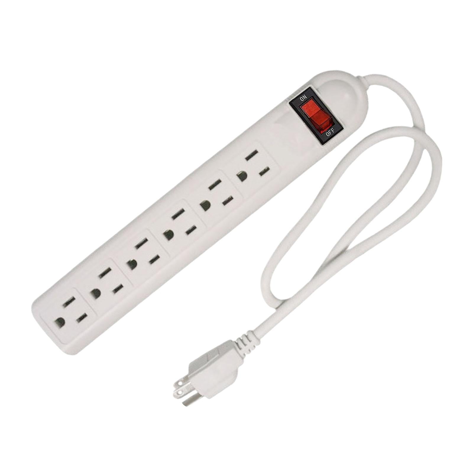 Bothyi - Regleta De 6 Enchufes Con Enchufe Estadounidense, Accesorios Para Encimeras De Oficina Y Mesas.