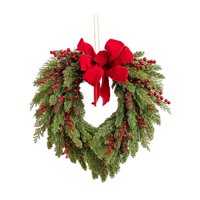 Bothyi - Corona Navideña Para Puerta De Entrada, Guirnalda De Regalo Para Interiores, Para Salas De Estar Y Porches