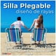 thumbnail image 3 of Pack 2 Sillas Plegables Portátil Playa Camping Picnic Exteriores, 3 of 10