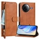 thumbnail image 2 of FOXDOCK Funda Tipo Cartera para Realme 15 5G Cuero PU con Cremallera y Correa de Muñeca, Ranuras para Tarjetas, Soporte Plegable, Cierre Magnético, 2 of 5