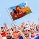 thumbnail image 4 of El Rey León Simba Bandera impresa con temática, regalo perfecto para fanáticos, amigos y familiares, y adecuada para actividades al aire libre e interiores, decoraciones de fiesta. 120*180CM, 4 of 6