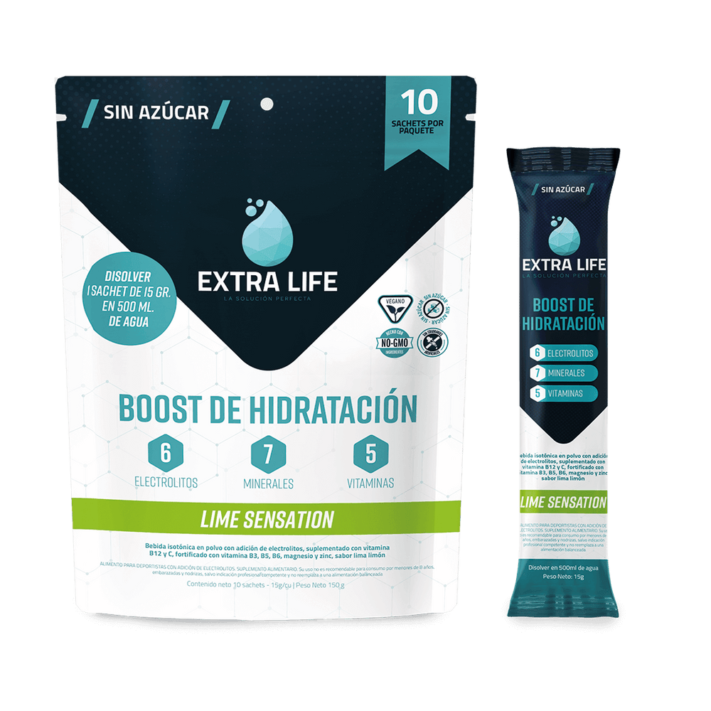 Extralife Extra Life Boost Hidratacion 10Un Lime