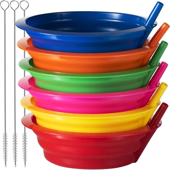 Bowls para Cereal JoyServe con Bombilla 20 oz (591 ml)