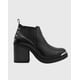 thumbnail image 4 of Botin para mujer elasticado con taco Negro, 4 of 4