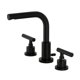 thumbnail image 1 of Grifo de baño Kingston Brass Manhattan FSC8950CML negro mate, 1 of 8