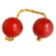 thumbnail image 2 of Musical Fingertip Ball Drum Ball Kashaka Instrumento Maracas Percusión Rojo, 2 of 5