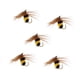 thumbnail image 1 of Moscas Artificiales Biónicas Estilo Abeja 5 Piezas, 1 of 3