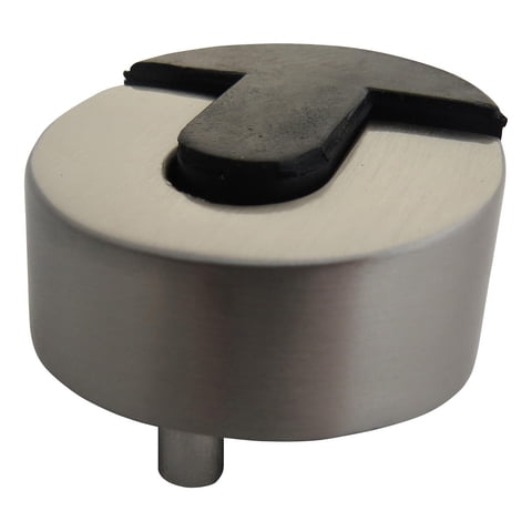 Tope De Puerta Circular Metálico Niquel 25 Un Dvp