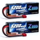 thumbnail image 1 of Batería LiPo Zeee 7.4V 5200mAh 50C 2S T Plug RC (Pack x2), 1 of 3