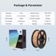 thumbnail image 5 of Paquete de filamento para impresora 3D ANYCUBIC PLA de 1,75 mm y 4 kg, 5 of 8