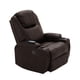thumbnail image 2 of Sillón Bergere Reclinable con Masaje y Calor Eléctrico, Ecocuero Café. Lhasa, 2 of 9
