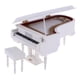 thumbnail image 5 of Mini Modelo De Piano Decorativo Madera + Plástico Para Decoración De Cumpleaños Playset Blanco, 5 of 5