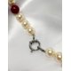 thumbnail image 4 of Collar Mallorca Perla Clásica Y Perla Roja 10mm Y 50cm Blanco, 4 of 8