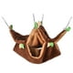thumbnail image 4 of Mascota Hámster Pájaro Hurón Rata Ardilla Hamaca Colgante Jaula Nido Casa Juguetes Hamaca Marrón, 4 of 5