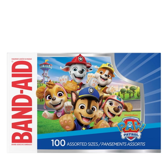 Bandas adhesivas Band-Aid Paw Patrol para niños, 100 unidades