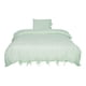 thumbnail image 1 of Conjunto Cobertor De Camas Super King Unique Bargains Única Lavada de Algodón Funda de Almohada Colcha Edredón Verde, 1 of 3