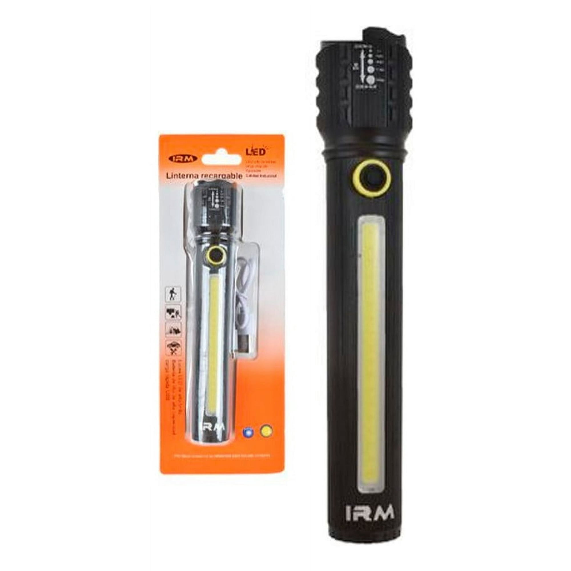 Disparo - Linterna De Mano Recargable Usb Para Camping Emergencias