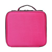 Ioensy - Estuche De Maquillaje Beauty Box Con Compartimento Extraíble Para Artículos De Tocador, Joyería Para Mujer, Rosa