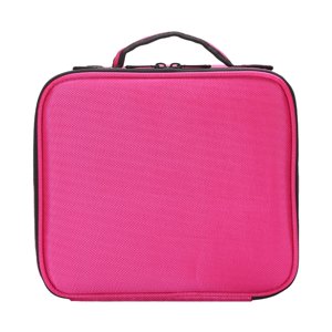 Ioensy - Estuche De Maquillaje Beauty Box Con Compartimento Extraíble Para Artículos De Tocador, Joyería Para Mujer, Rosa