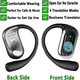 thumbnail image 4 of Auriculares de traducción AI en tiempo real, traductor de 144 idiomas, auriculares inalámbricos de oído abierto para viajar, negocios y aprendizaje de idiomas, 4 of 9