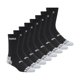 thumbnail image 1 of Pack De 8 Calcetines Crew Para Hombre Color Negro gris Tallas 10 13, 1 of 5