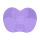 thumbnail image 2 of Almohadilla Limpiadora De Brochas De Maquillaje, Alfombrilla Depuradora Con Forma De Manzana Para Brocha De Sombra De Ojos, Púrpura De Viaje, 2 of 5