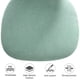 thumbnail image 2 of Silla de escritorio Furniturer Small Arless Kids Aqua con ruedas, 2 of 3