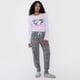 thumbnail image 4 of Pijama Mujer Largo Algodón Print Morado Corona, 4 of 5