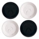 thumbnail image 1 of Tapa de viaje Tervis para vaso térmico de 16 oz, paquete de 4, negro y blanco, 1 of 3