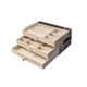 thumbnail image 1 of Joyero Organizador Acrílico 3 Niveles Caja De Joyas Terciopelo, 1 of 5