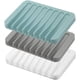 thumbnail image 1 of Jabonera autodrenante de silicona premium, 3 unidades, para ducha, baño, cocina y bañera., 1 of 7