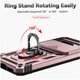 thumbnail image 2 of Funda Resistente Anillo Soporte Google Pixel 8 Privacidad Cámara Montaje Magnético Oro rosa, 2 of 5